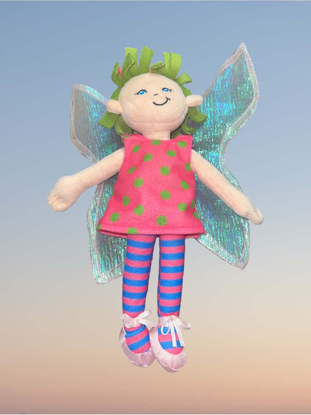 The Tale Of The Tooth Fairy Girl  Doll Stuffed Plush 10” *flaw